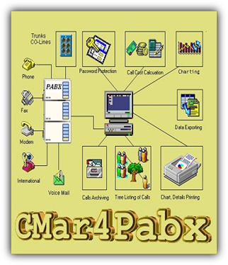 CMar4Pabx PBX call accounting Diagram