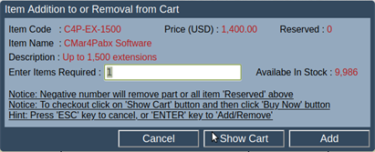 Shopping Cart Add / Remove Item - Popup Box Shopping Cart Add / Remove Item - Popup Box