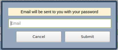 Forget Password Popup Box Forget Password Popup Box